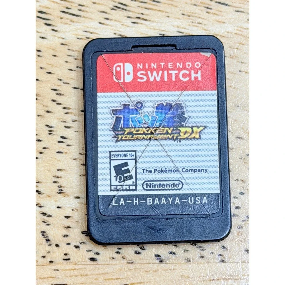 Nintendo Switch Pokken Tournament DX Game Only Fighting Pokemon Tested and Works